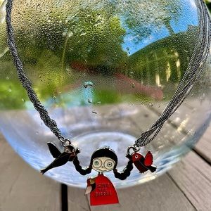 RARE MARC JACOBS LITTLE MISS MARC SAVE THE BIRDS PENDANT NECKLACE